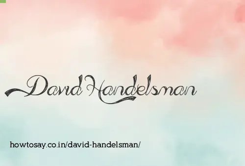 David Handelsman