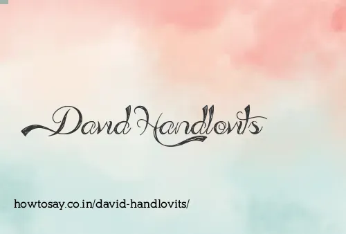 David Handlovits