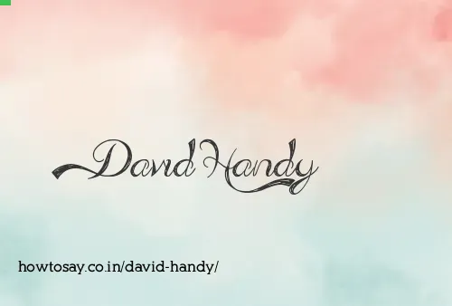 David Handy