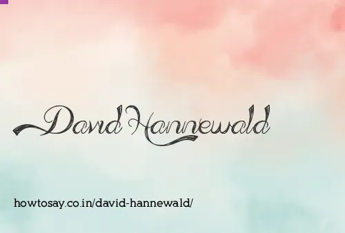 David Hannewald