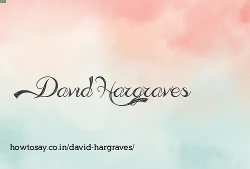 David Hargraves