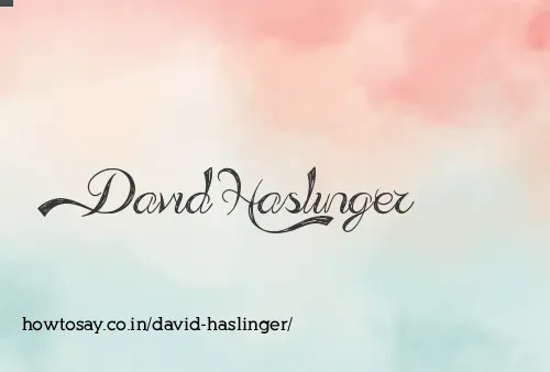 David Haslinger