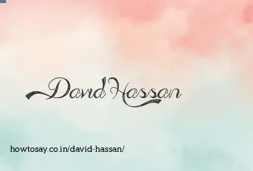 David Hassan