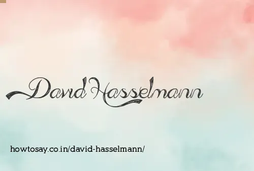 David Hasselmann