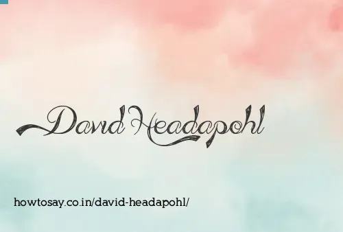 David Headapohl
