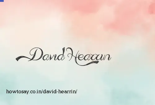 David Hearrin