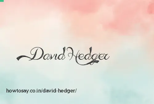 David Hedger