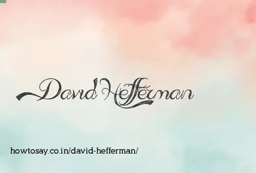 David Hefferman