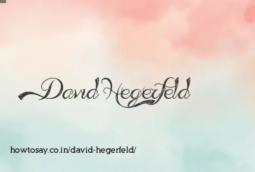 David Hegerfeld