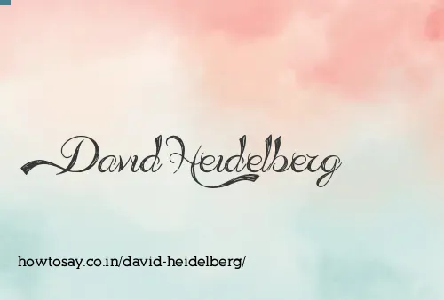 David Heidelberg