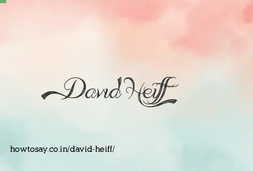 David Heiff