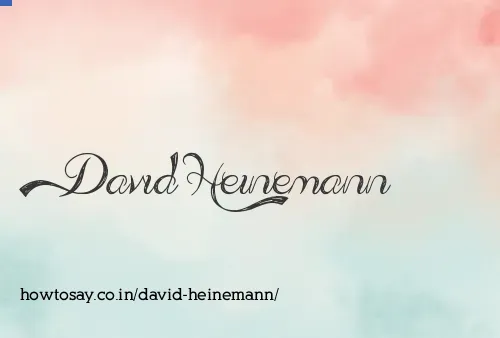 David Heinemann