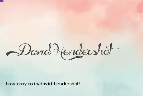 David Hendershot