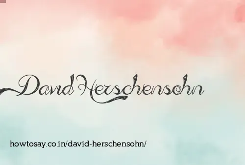 David Herschensohn