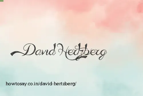 David Hertzberg