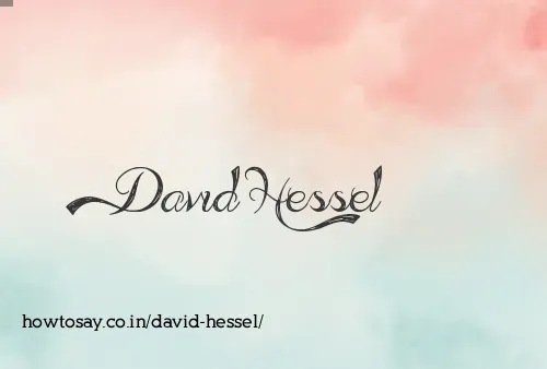 David Hessel
