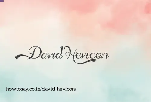 David Hevicon