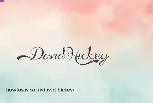 David Hickey