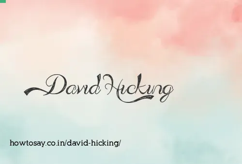 David Hicking