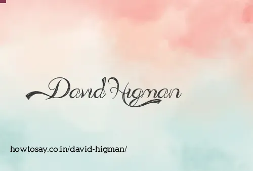 David Higman