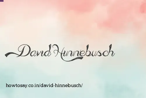 David Hinnebusch
