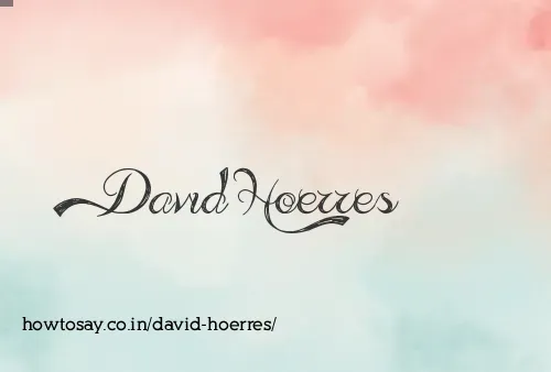 David Hoerres