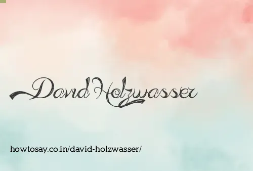 David Holzwasser