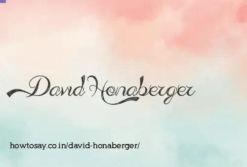 David Honaberger