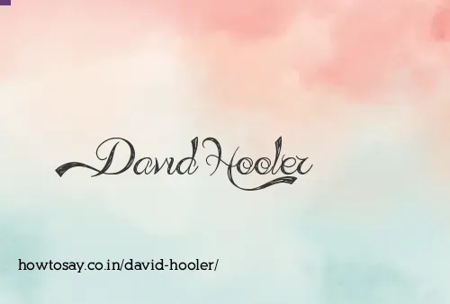 David Hooler