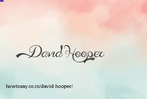 David Hooper