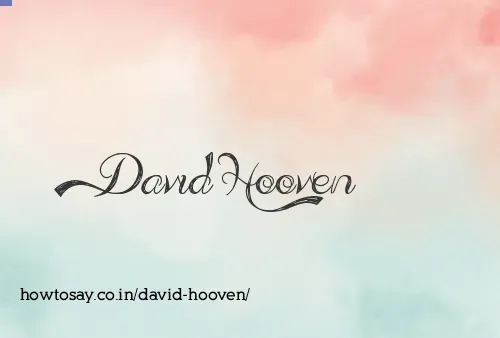 David Hooven