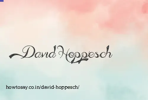 David Hoppesch