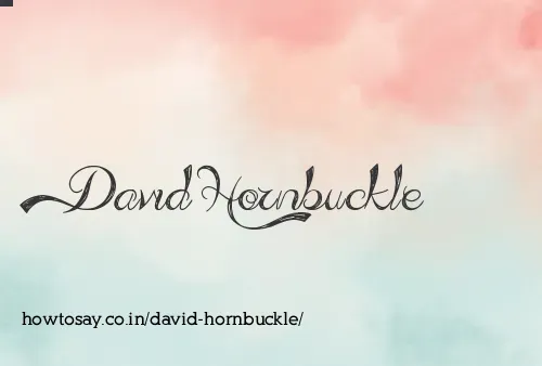 David Hornbuckle