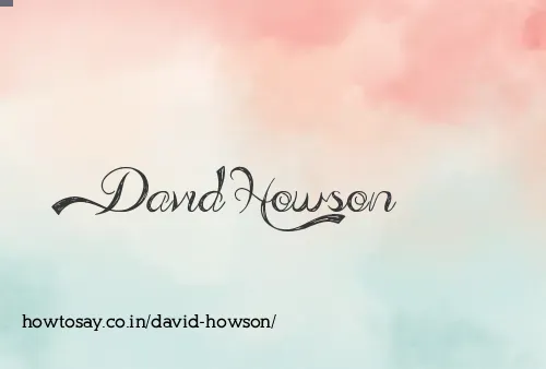 David Howson