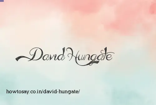 David Hungate
