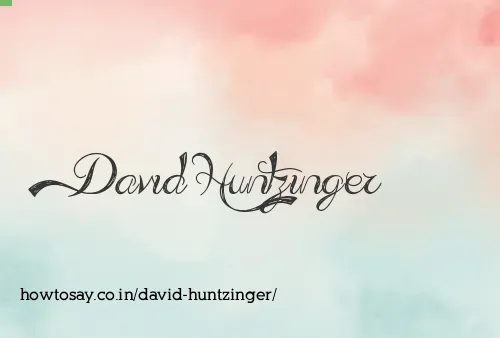 David Huntzinger