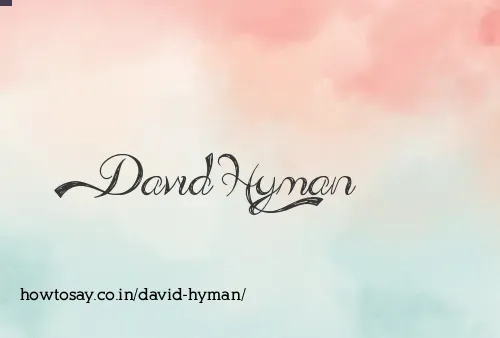David Hyman