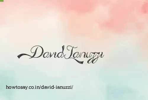 David Ianuzzi