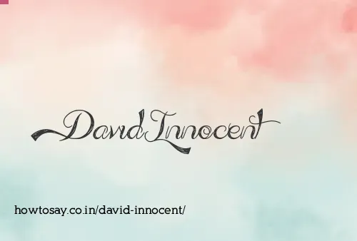 David Innocent
