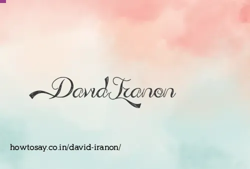 David Iranon