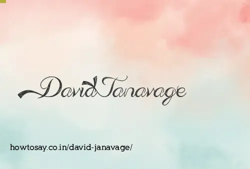 David Janavage