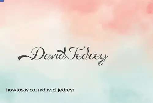 David Jedrey