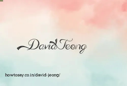 David Jeong