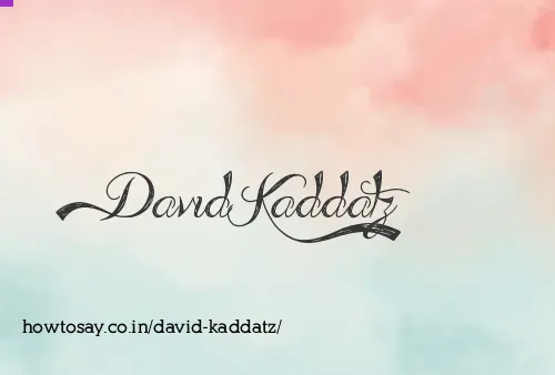 David Kaddatz