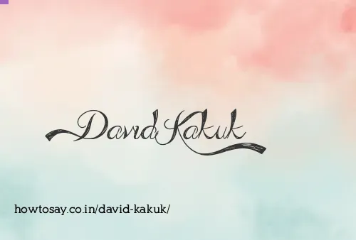 David Kakuk