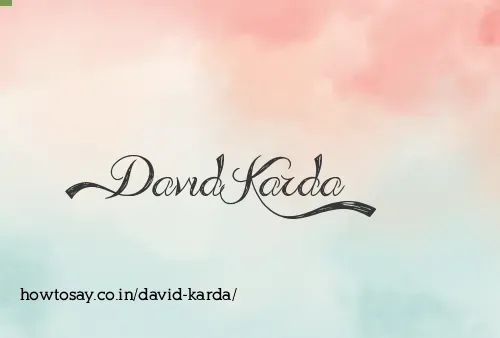David Karda