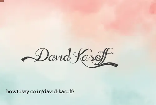 David Kasoff