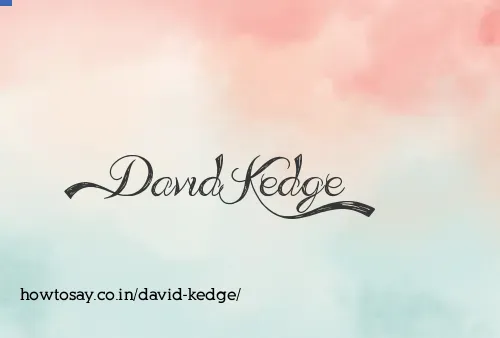 David Kedge