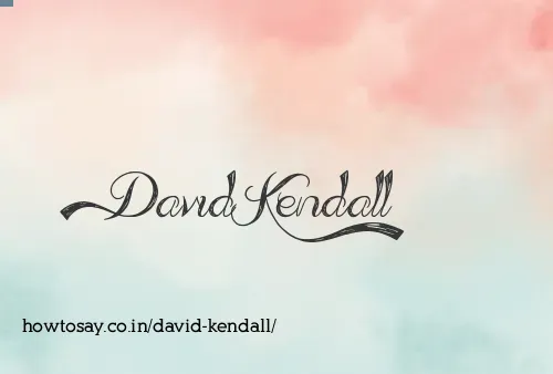 David Kendall
