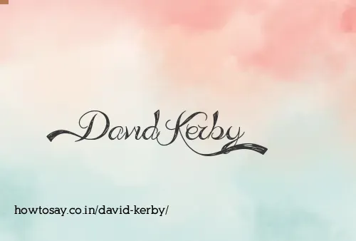 David Kerby